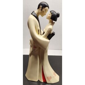 Artforum Water Lily FO27BW Forever Couple - 12 Inches Tall - Japanese Couple
